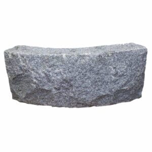 Kantsten 12x78x28-30 cm Mørkegrå Porto Roriz Radius 1,0 m