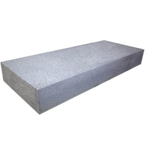 Granit trappetrin 150x60x18 cm Lige 1 trin Mørkegrå G654Q