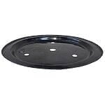 Armeret glasfiberlåg Ø110 cm