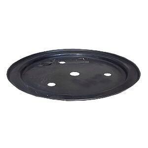 Armeret glasfiberlåg Ø90 cm