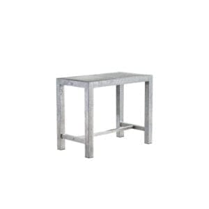 Galvaniseret barbord 66,5x123x100 cm uden hjul