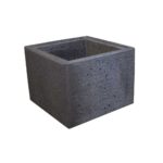 Beton blomsterkumme 40x40x30 cm Sort / Antracit
