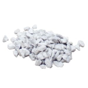 Granitskærver i hvid 8 - 11 mm (lille) 1000 kg bigbag