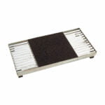 Cubic rist 40x80 cm - højde 9,3 cm - inkl. sort kunststofmåtte