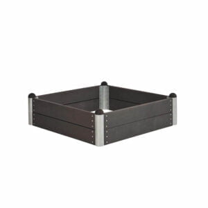 PIPE Højbed 138x138x36 cm Komposit skifergrå