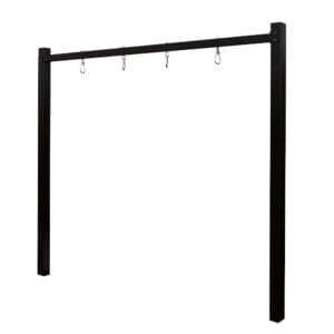 Gyngestativ i stål ekskl. gyngesæder - Pulverlakeret sort