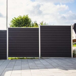 Sort komposit mini klink - komplet sæt