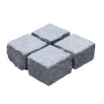 Granit chaussesten 9x9x6 Mørkegrå G654Q Skåret og jetbrændt