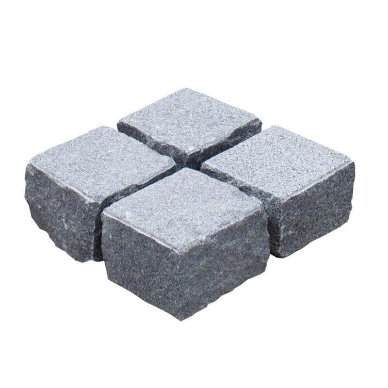 chaussesten jetbraend morkegraa