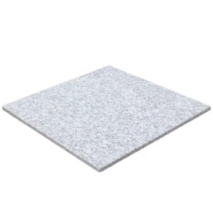 Granit trappeflise 40x40x1,2 cm Lysgrå G303