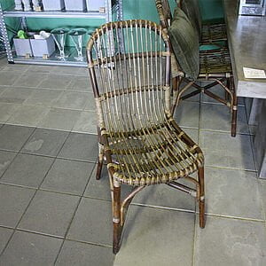 Havestol "Clara" i bambus 46x65x91 cm