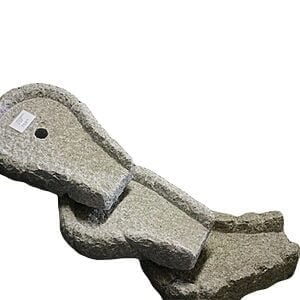 Vandfald 3-delt i lysegrå granit