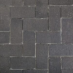 Belægnings klinker Tegl Sort 24 x 11,8 x 5,2 cm