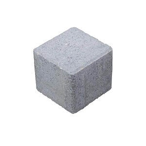 Betonbrosten / kopsten 10x10x8 cm Grå