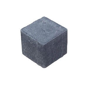Betonbrosten / kopsten 10x10x8 cm Sort / Antracit