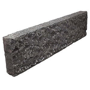 Granit kantsten 8x25x100 cm Sort G685