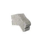 SF-Støtte- og Støjmursten 10x35x15 cm Grå 1/3-sten