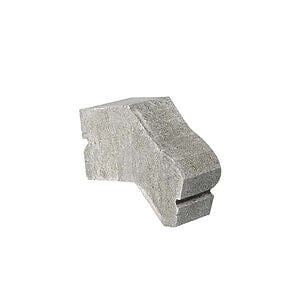 SF-Støtte- og Støjmursten 10x35x15 cm Grå 1/3-sten