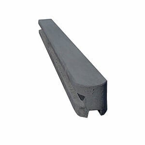 Betonstolpe Hjørne 13x13 cm Sort / Antracit