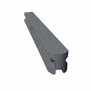 Betonstolpe T-3 False 13x13 cm Sort / Antracit