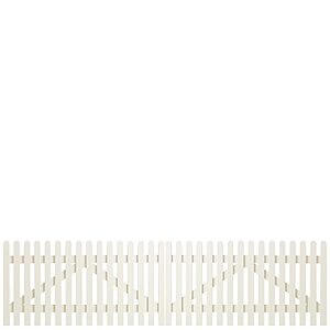 Retro Dobbeltlåge 300x120 cm Fungicid beh. grundmalet hvid to gange inkl. beslag