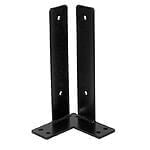 Hjørne Stolpefod 9x9x30 cm til fundament - m/skruer