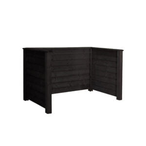 Renovationsskjul Klink Profil 192x108x104 cm Trykimp. grundmalet dækkende sort