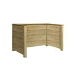 Renovationsskjul Plank Profil 192x108x104 cm Trykimprægneret til nedgravning