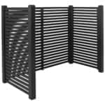 Tokyo renovationsskjul 194x97 Højde 140cm Grundmalet sort til nedgravning