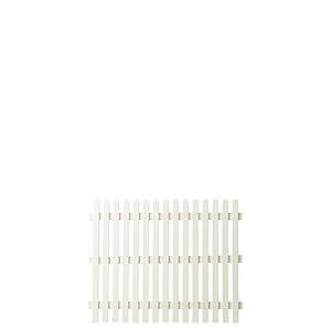 Retro Hegn 150x80 cm Fungicid beh. grundmalet hvid to gange inkl. beslag