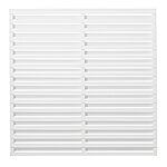 Osaka Hegn 180x180 cm Fungicid beh. grundmalet hvid to gange