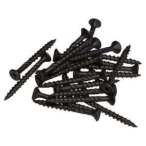 Skruer til montering af beslag på træstolper