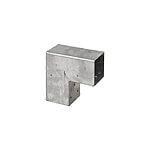 Cubic Hjørnebeslag 7x7 enkelt 15,0x15,0 cm Varmgalvaniseret