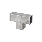 Cubic Forlængerbeslag 7x7 enkelt 22,5x15,0 cm Varmgalvaniseret