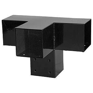 Cubic forlængerbeslag dobbelt til 9x9 cm stolper