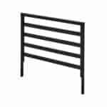 Espalier til Plantekasser - 90x58 cm - Sort