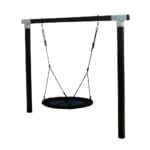 Cubic Gyngestativ inkl. rund redegynge - Sort