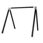 Gyngestativ 268x260x225 cm - ekskl. gyngesæder Sort