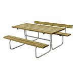 Classic Bord/Bænkesæt m/1 ryglæn 177x166x75/44 cm Trykimprægneret