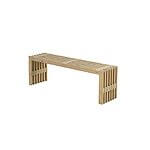 Rustik Trallebænk Design 138x36x45 cm Grundmalet drivtømmerfarve