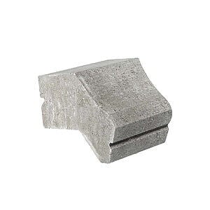 SF-Støtte- og Støjmursten 20x35x15 cm Grå 2/3-sten