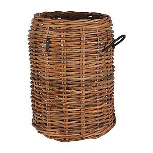 Rund rattan kurv ”Mega Round” Ø62x84 cm