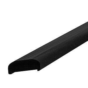 Mahogni håndliste til gelænder 6x3,6x197cm 45 gr. smig venstre Sort