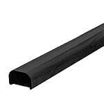 Mahogni håndliste til gelænder 6x3,6x199 cm sort