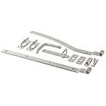 Beslag til Ligno Enkeltlåge - Højre m/justérbare stabler Varmgalvaniseret