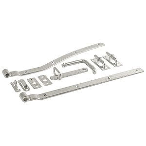 Beslag til Ligno Enkeltlåge - Venstre m/justérbare stabler Varmgalvaniseret