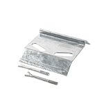 Anslagsplade til Dobbeltlåger Tilbehør til: Skudrigel Varmgalvaniseret