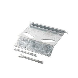 Anslagsplade til Dobbeltlåger Tilbehør til: Skudrigel Varmgalvaniseret