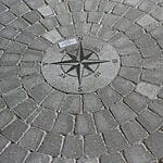 Herregårdssten 15/11x14x5 cm Grå Cirkelsten stor