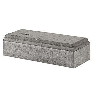 2B Murelementer 50x20x13 cm Grå hjørne højre